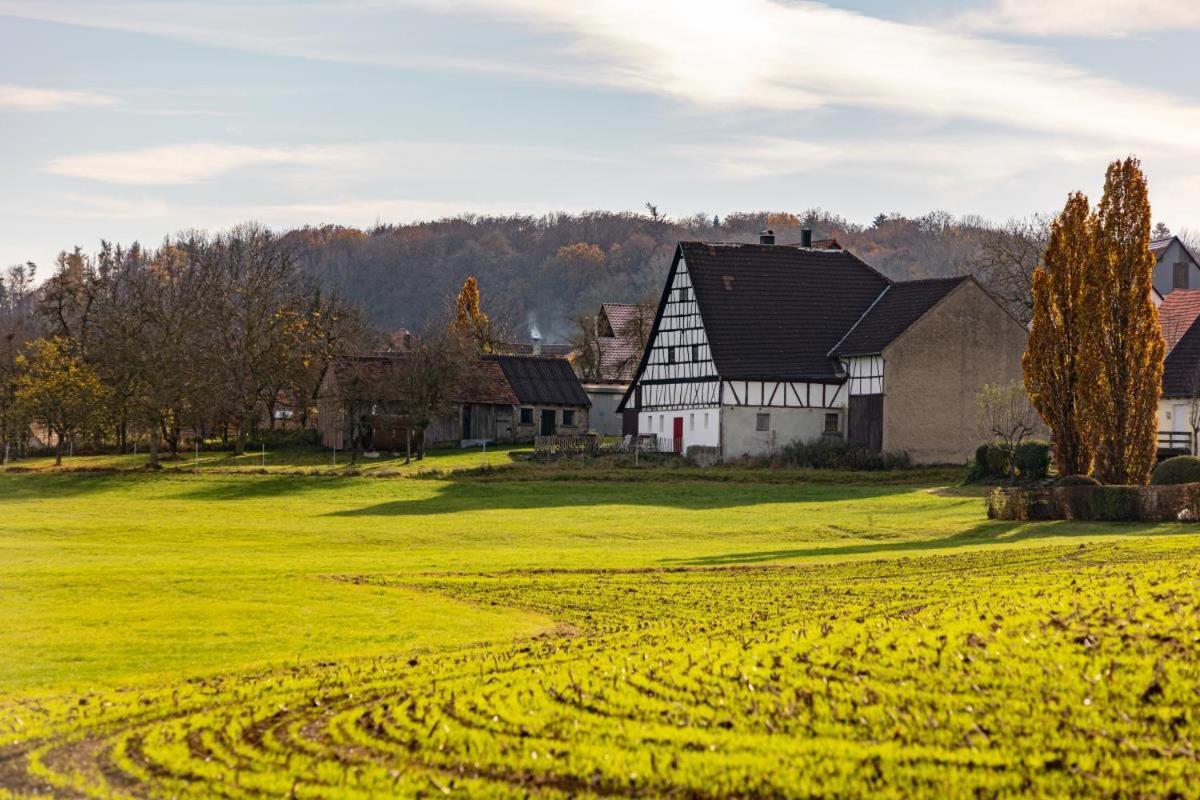 Ferienhaus Rote Sau Herrentierbach Eksteriør billede
